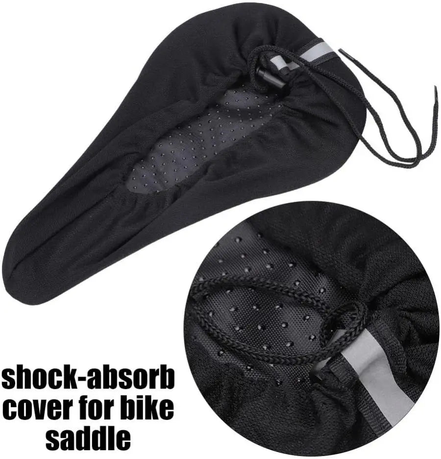 3D Padded Bike Seat Cover Soft Cushion for MTB and Exercise Bikes - 10
