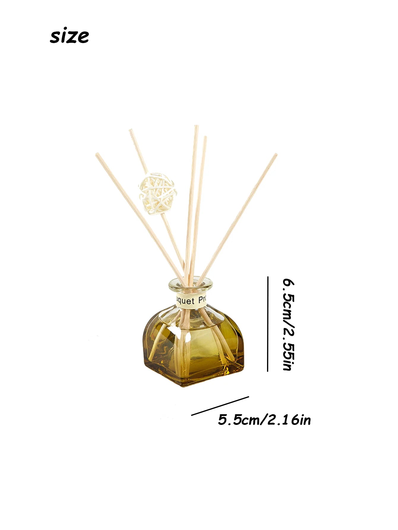 50ml Reed Diffuser Essential Oil Set Home Fragrance Aromatherapy - 6