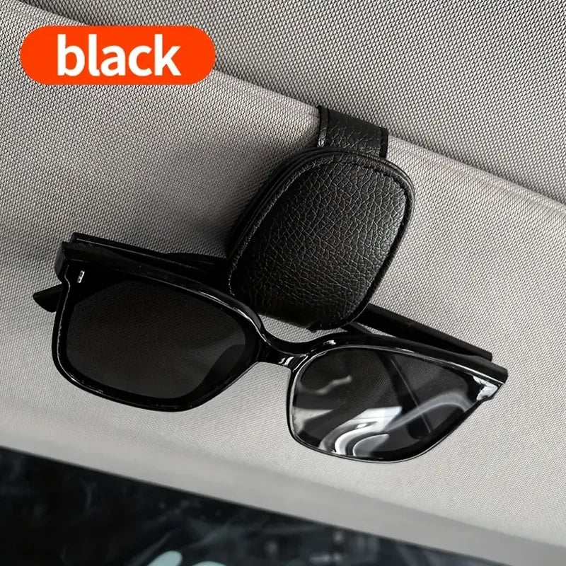 Car Sun Visor Glasses Holder Magnetic Sunglasses Clip Mount Organizer