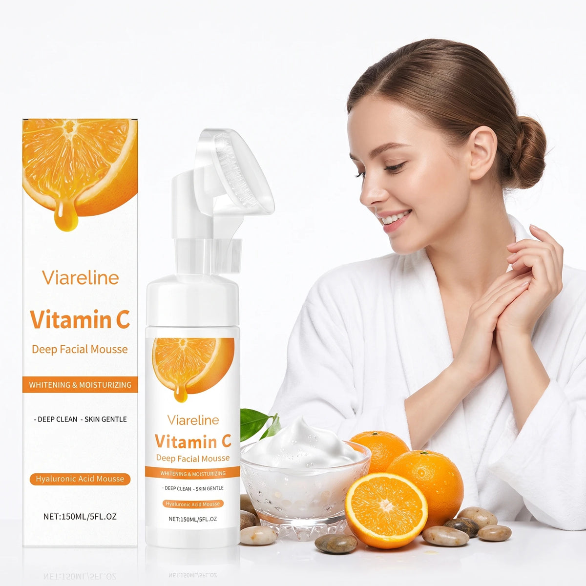 Vitamin C Facial Cleanser Deep Pore Cleansing Foam