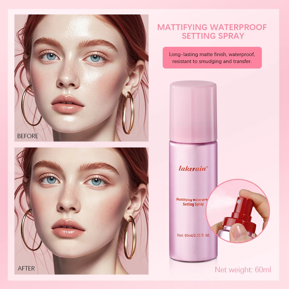 Mattifying Waterproof Setting Spray Oil Control Makeup Mist - 2
