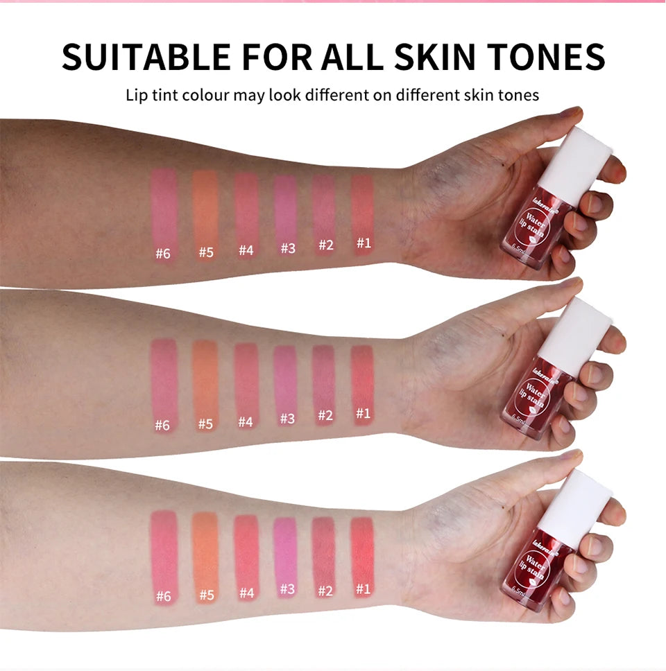 Lakerian Water Lip Stain Moisturizing Lip Glaze Ink Cosmetics - 12