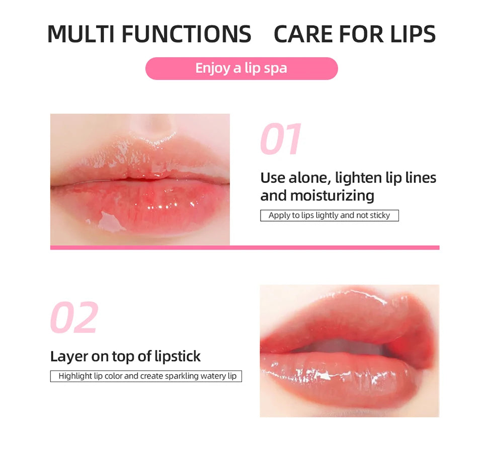 Moisturizing Lip Gloss Mirror Water Lip Glaze Nourishing Liquid Lipstick - 11