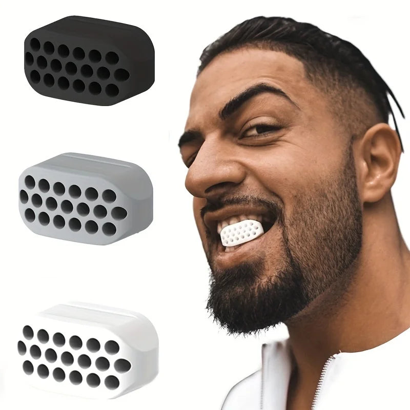 6Pcs Jaw Exerciser Facial Muscle Trainer Silicone Jawline Shaper Tool
