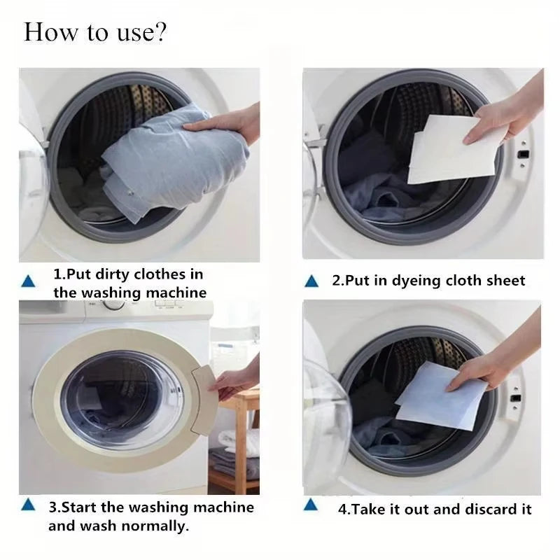 Laundry Color Catcher Sheets Anti Staining Dye Absorption Paper 50-150pcs - 3