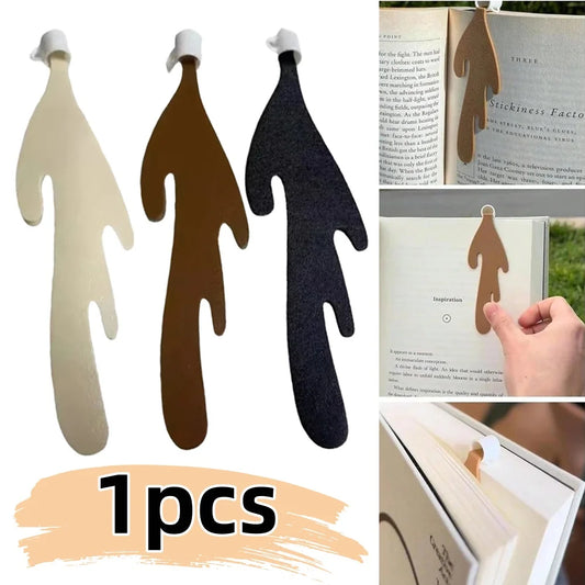 Spilled Coffee Bookmark Unique Reading Corner Marker for Book Lovers
