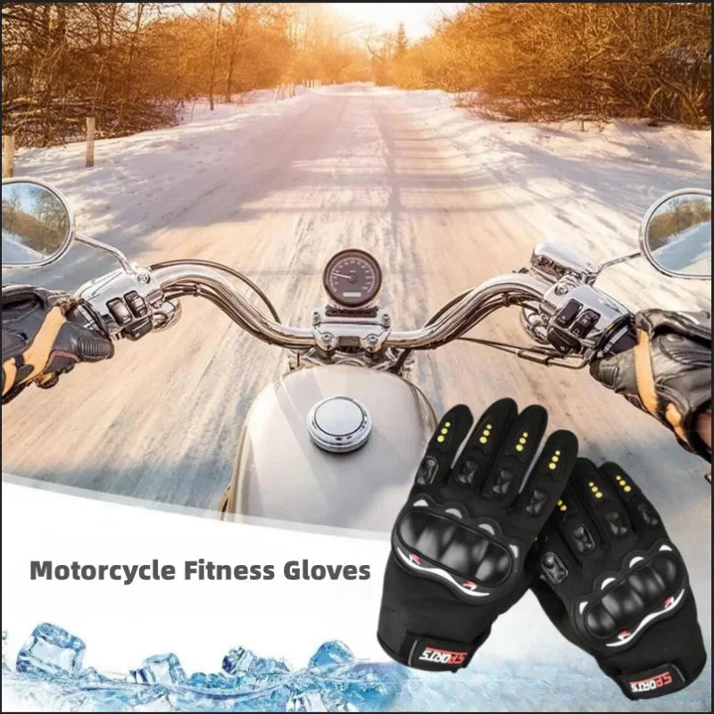 Motorcycle Riding Gloves Full Finger Protective Breathable Cycling Gear