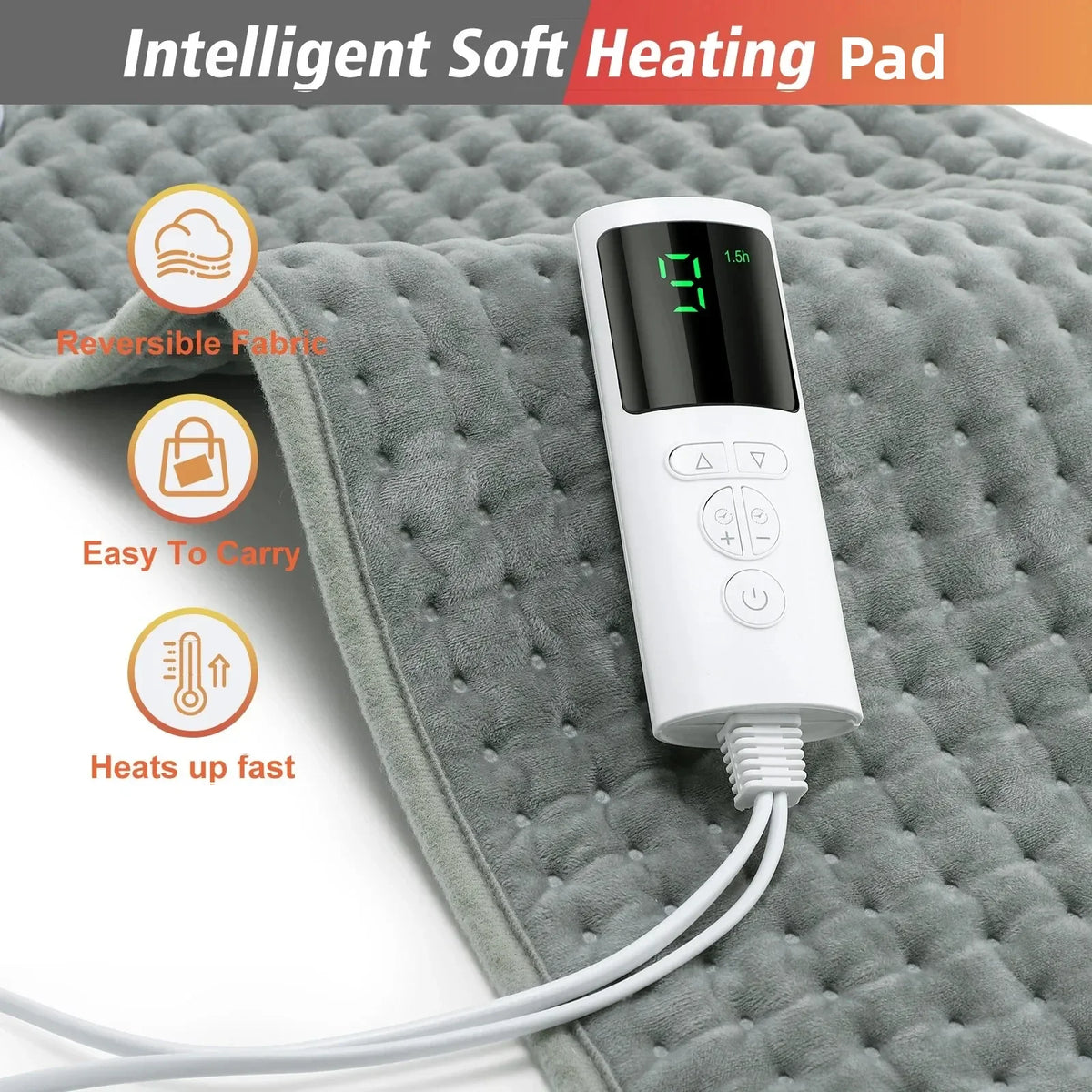 Electric Heating Pad 9 Gear Adjustable Temperature Warm Mat