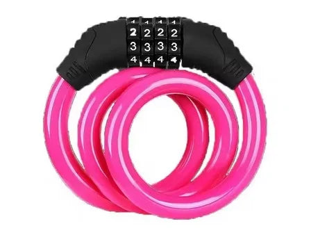 4-Digit Bicycle Cable Lock Anti-Theft MTB Combination Security Lock - 11