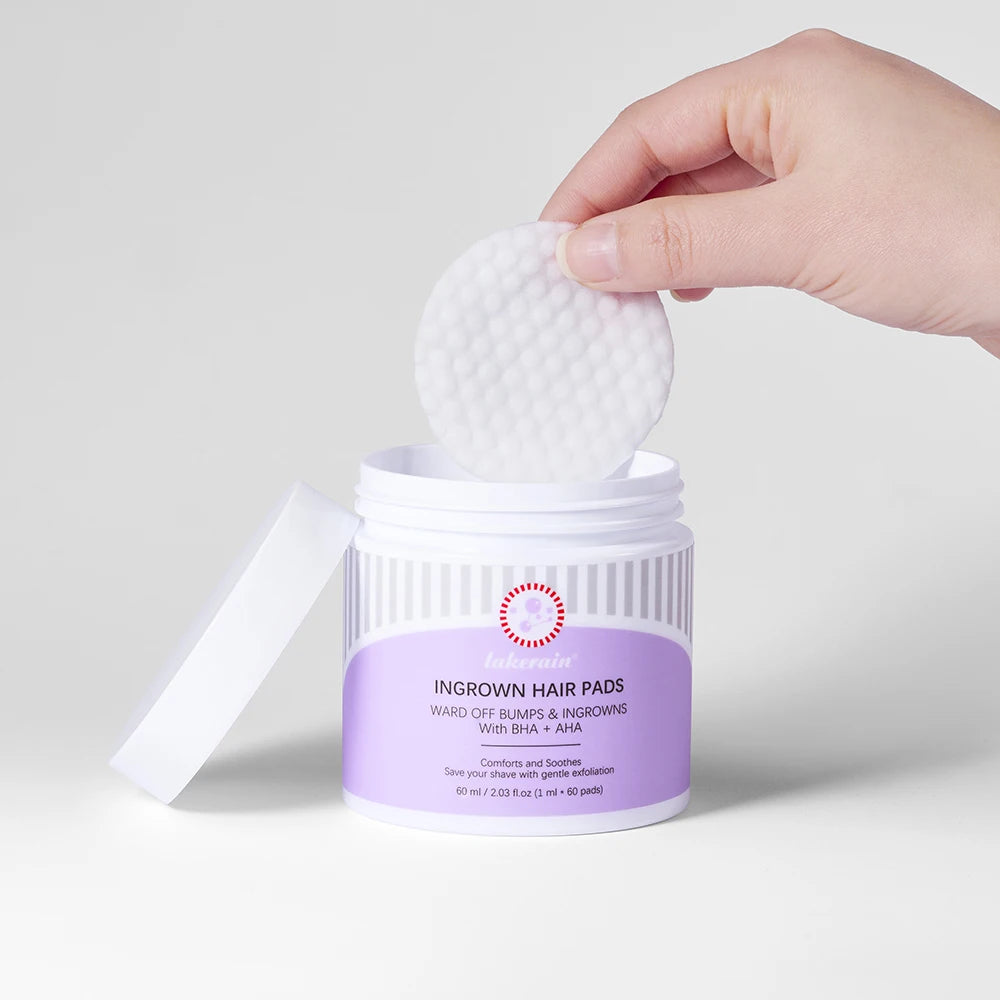 Ingrown Hair Treatment Pads Exfoliating Razor Bumps Aftershave Care