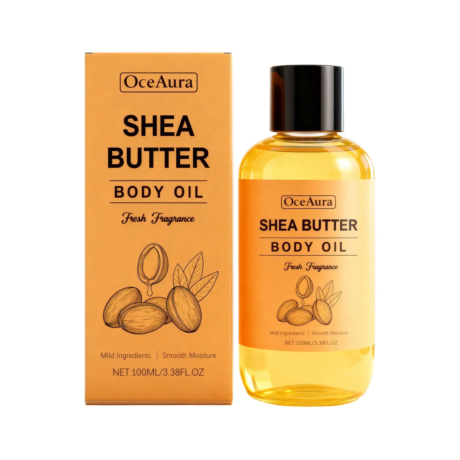 Shea Butter Body Oil Hydrating Massage Care for Dry Skin - 20