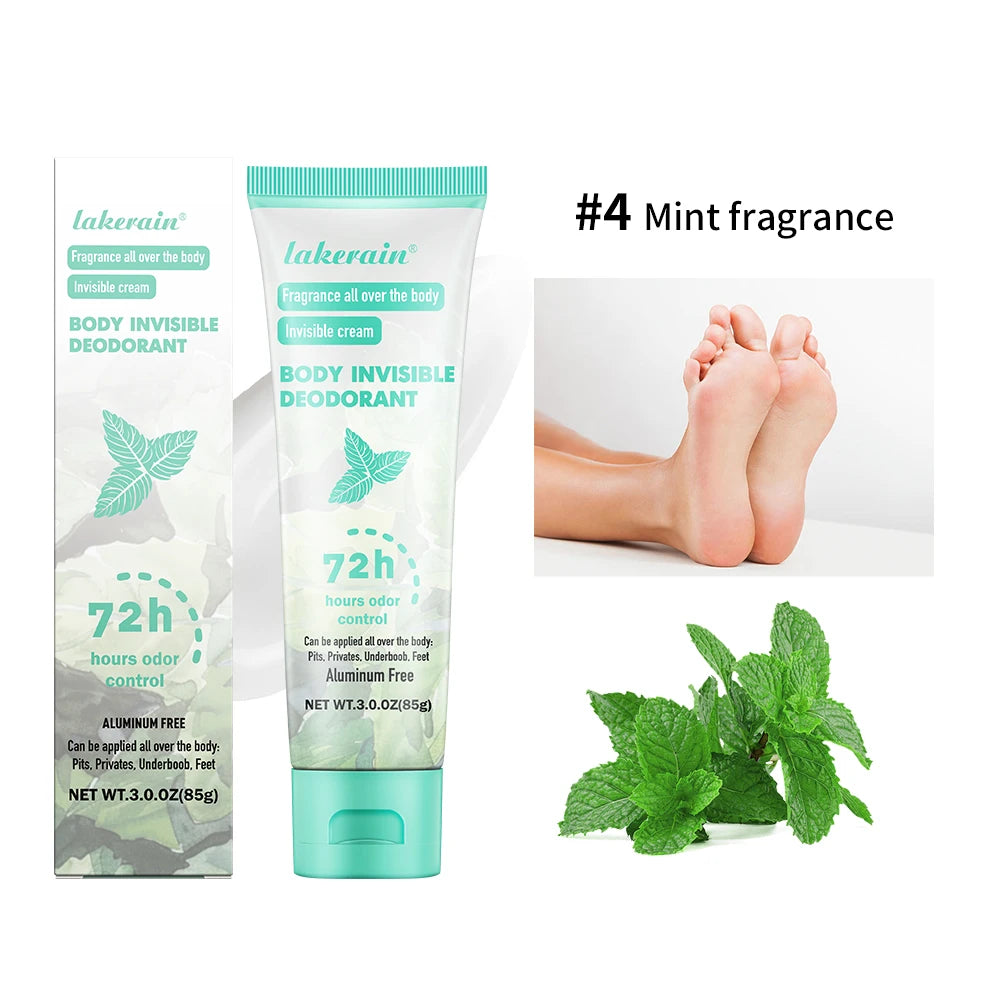 Mint Fragrance Long Lasting Odor Control Deodorant Cream