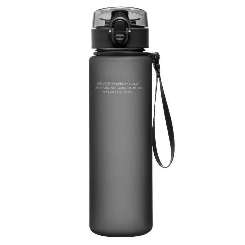 Leak Proof Sports Water Bottle BPA Free Fitness Gym Cup 560ml