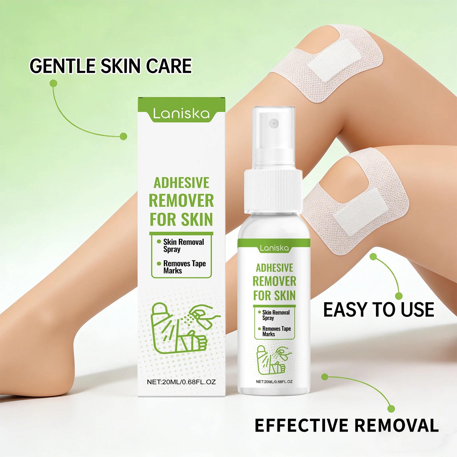 Gentle Adhesive Remover Spray for Skin Tape Marks - 4