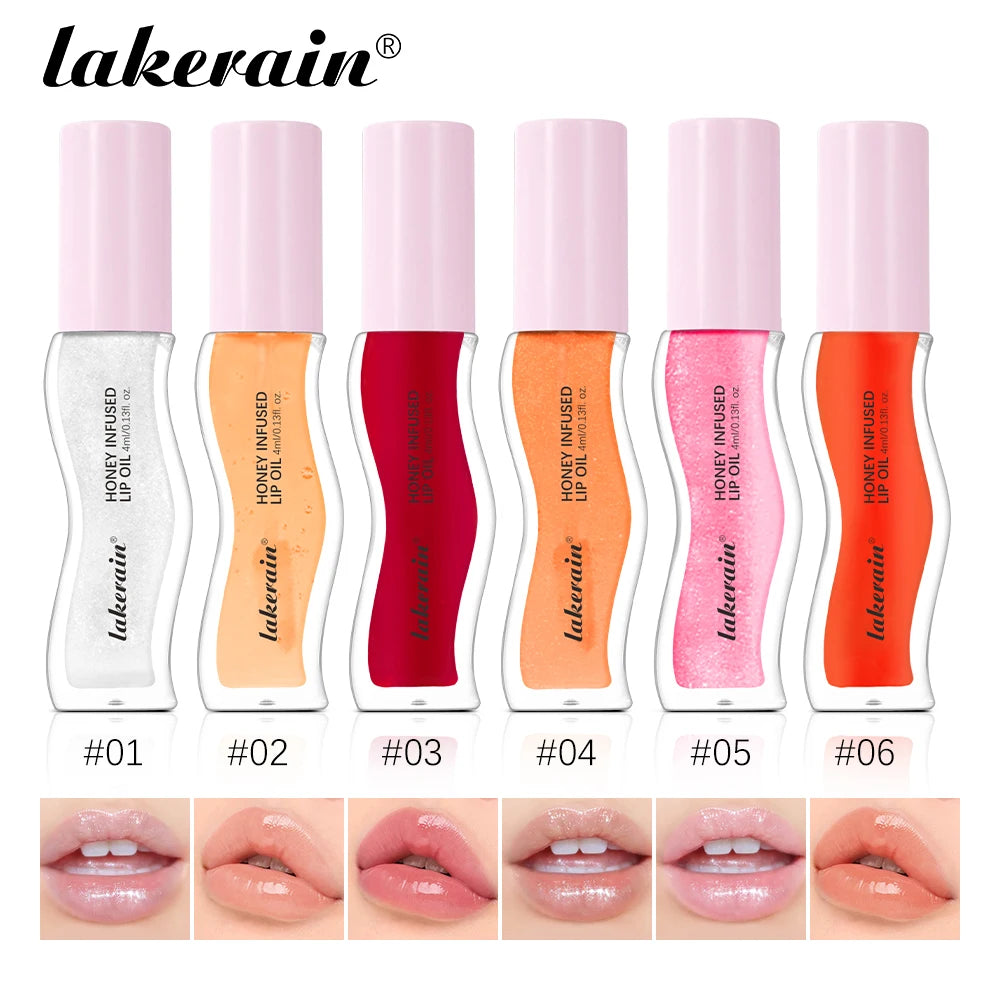Lakerain Honey Infused Moisturizing Lip Gloss Oil