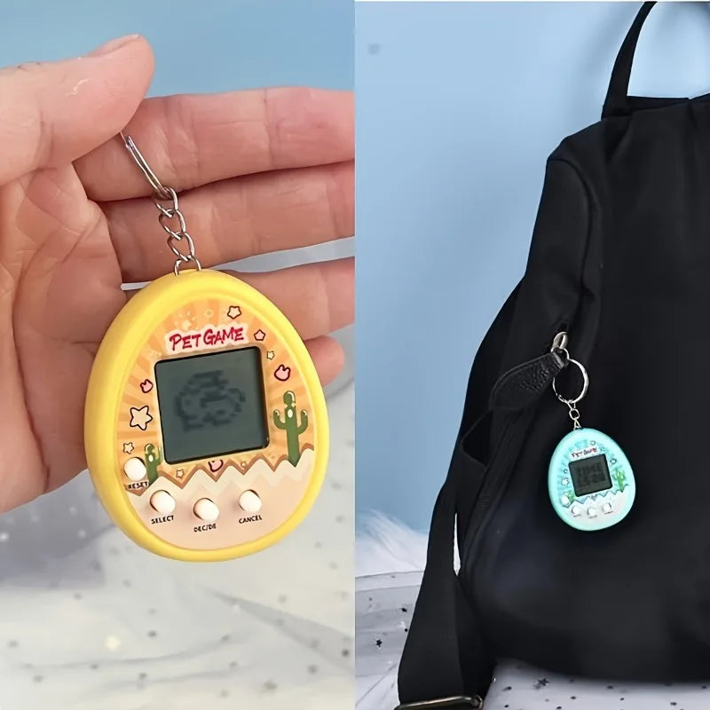 Electronic Virtual Pet Game Keychain Nostalgic Digital Animal Toy - 3