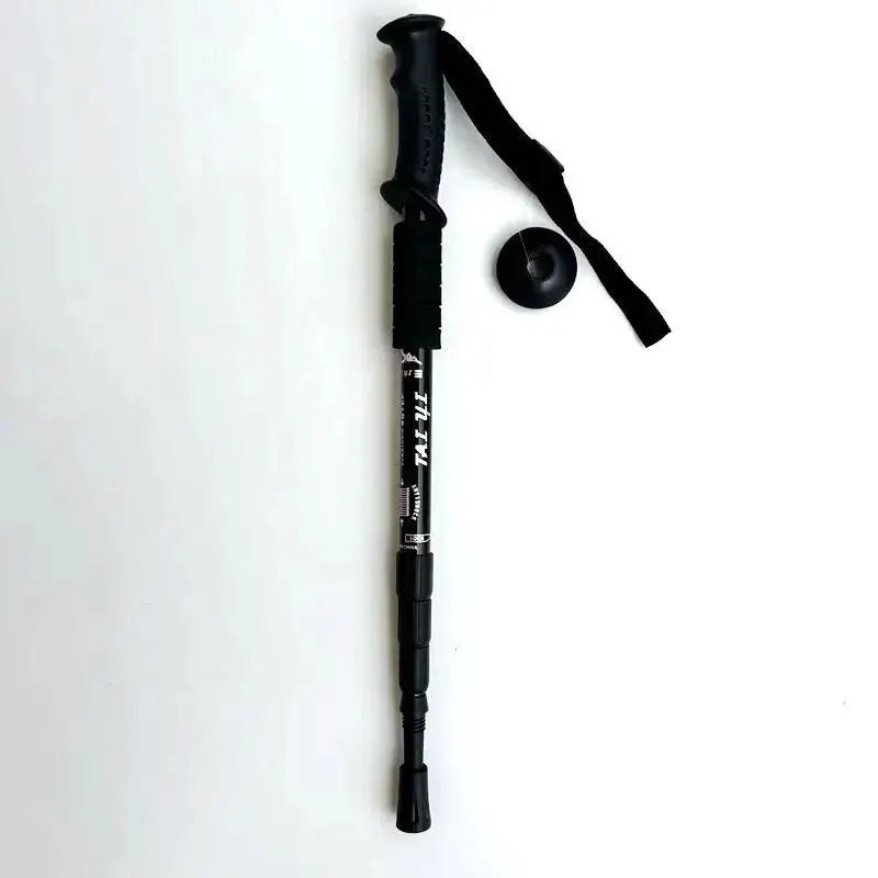 Ultralight Foldable Hiking Trekking Pole Adjustable Mountaineering Stick