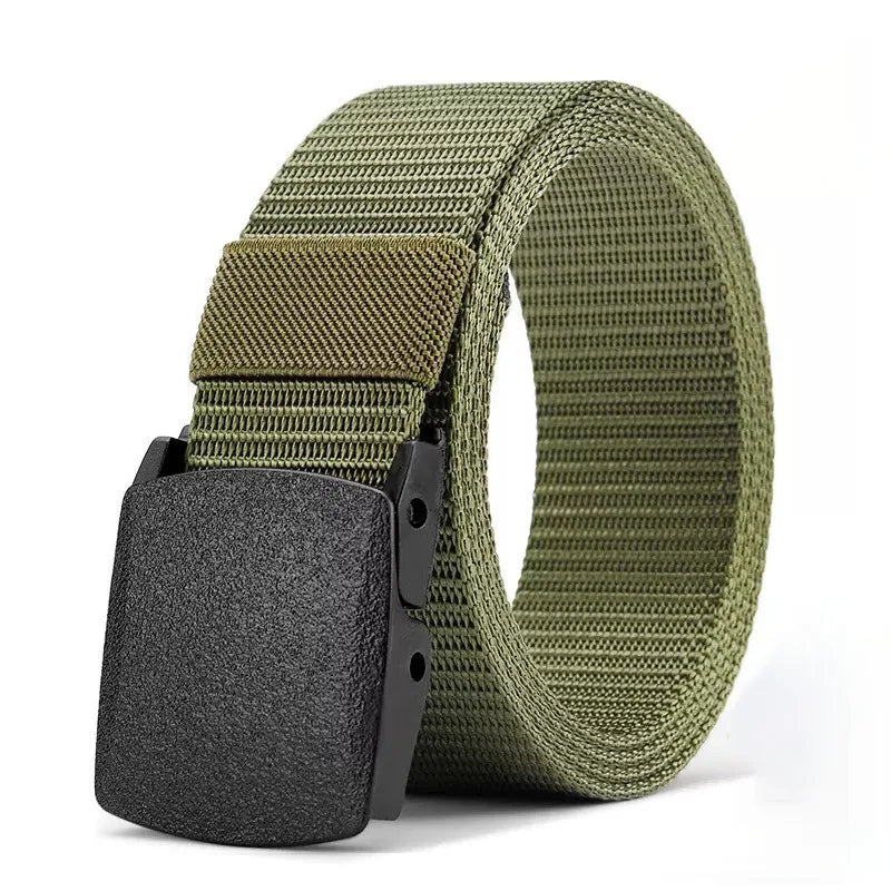 2 Pack Tactical Nylon Belt Quick Release Webbing Canvas Work Belt - 19
