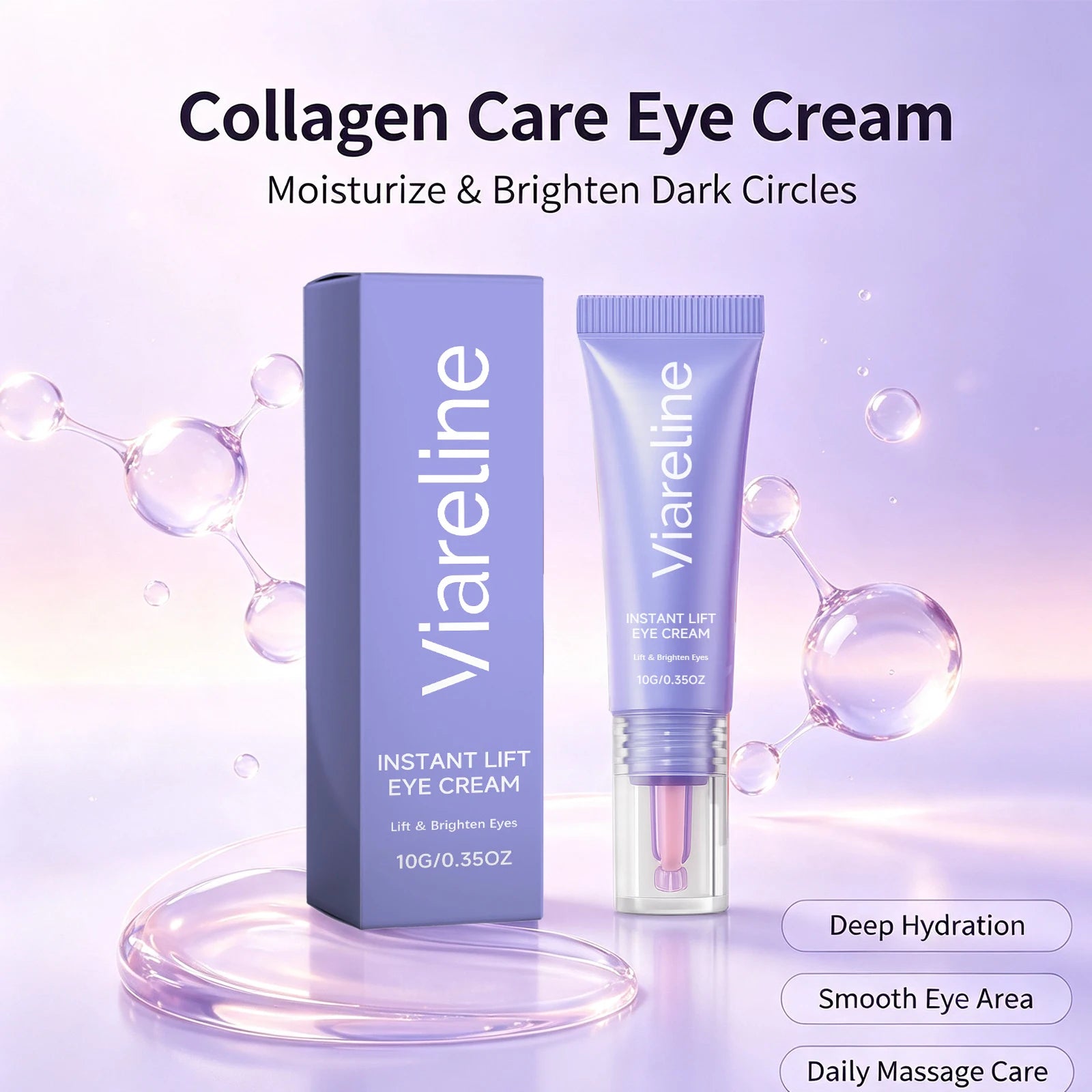 Viareline Lift Eye Cream Anti Aging Dark Circle Treatment Balm - 4