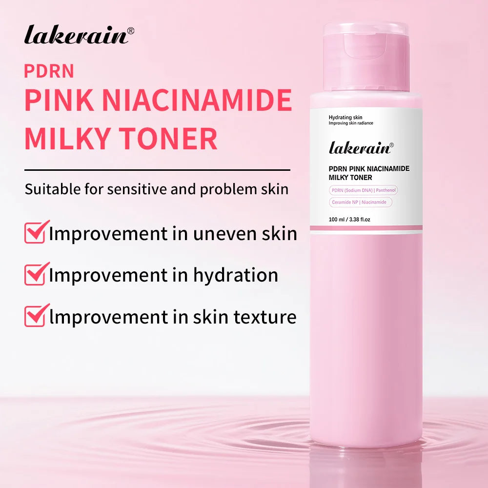 PDRN Pink Niacinamide Milky Toner Hydrating Facial Lotion