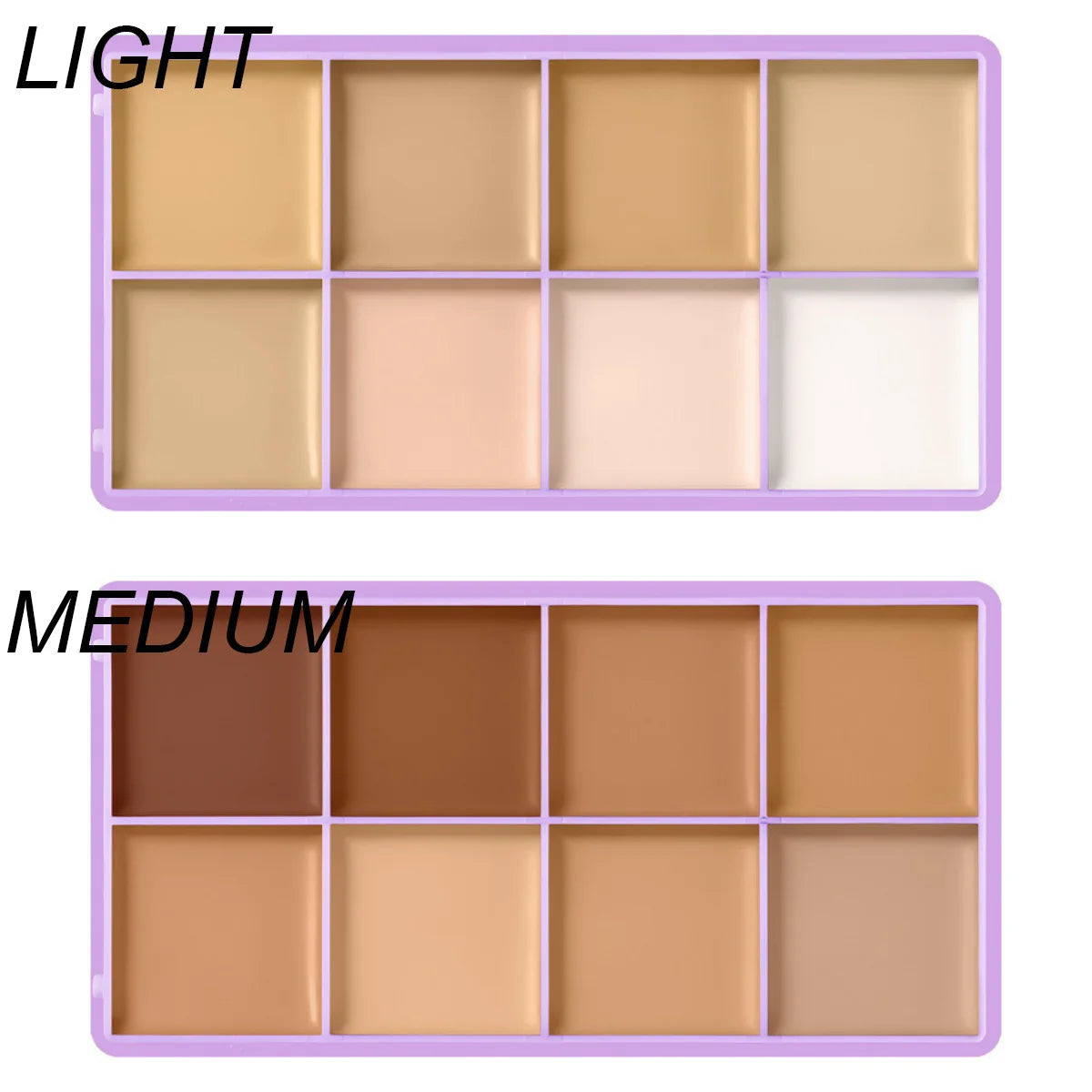 8 Shade Cream Concealer Palette Waterproof Full Coverage Makeup Kit