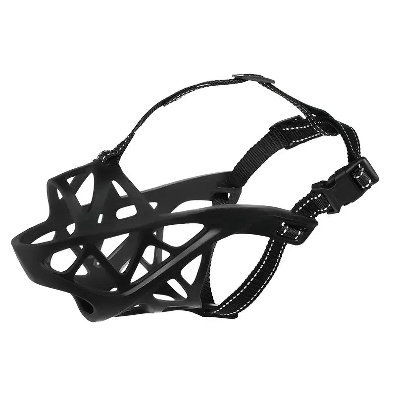 Adjustable Dog Muzzle Breathable Anti-Biting Basket Guard for Pets - 8