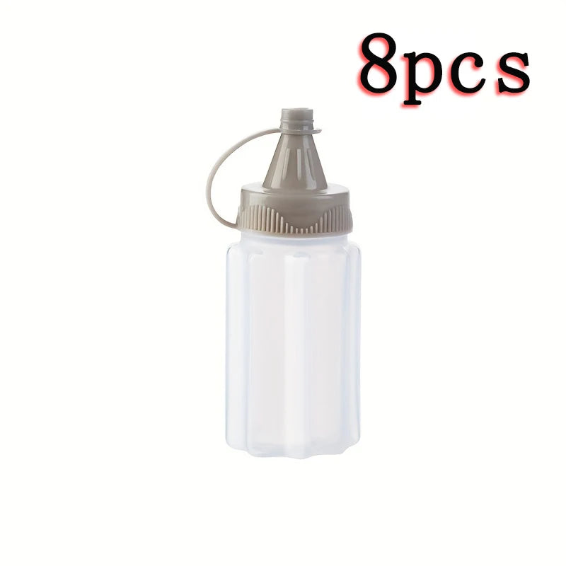 Mini Sauce Squeeze Bottles Portable Salad Dressing Containers Set - 14