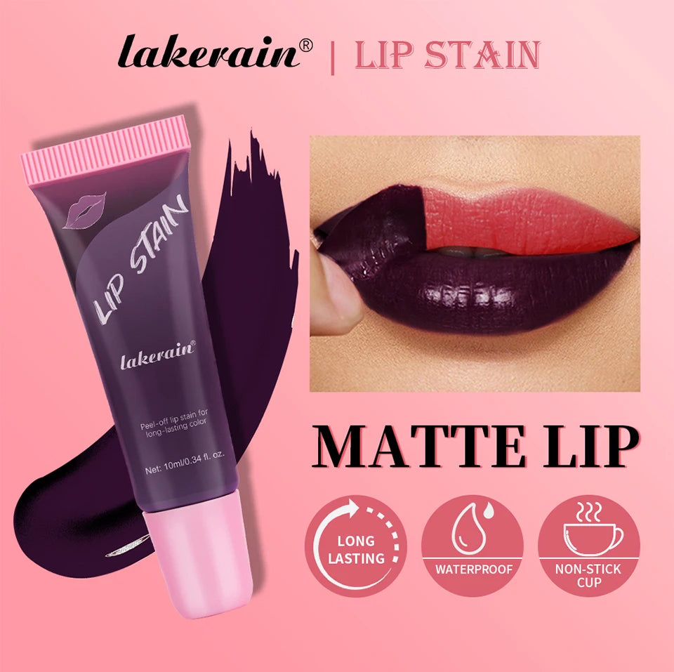 Peel Off Lip Stain Matte Tattoo Liquid Lipstick Waterproof Lip Gloss