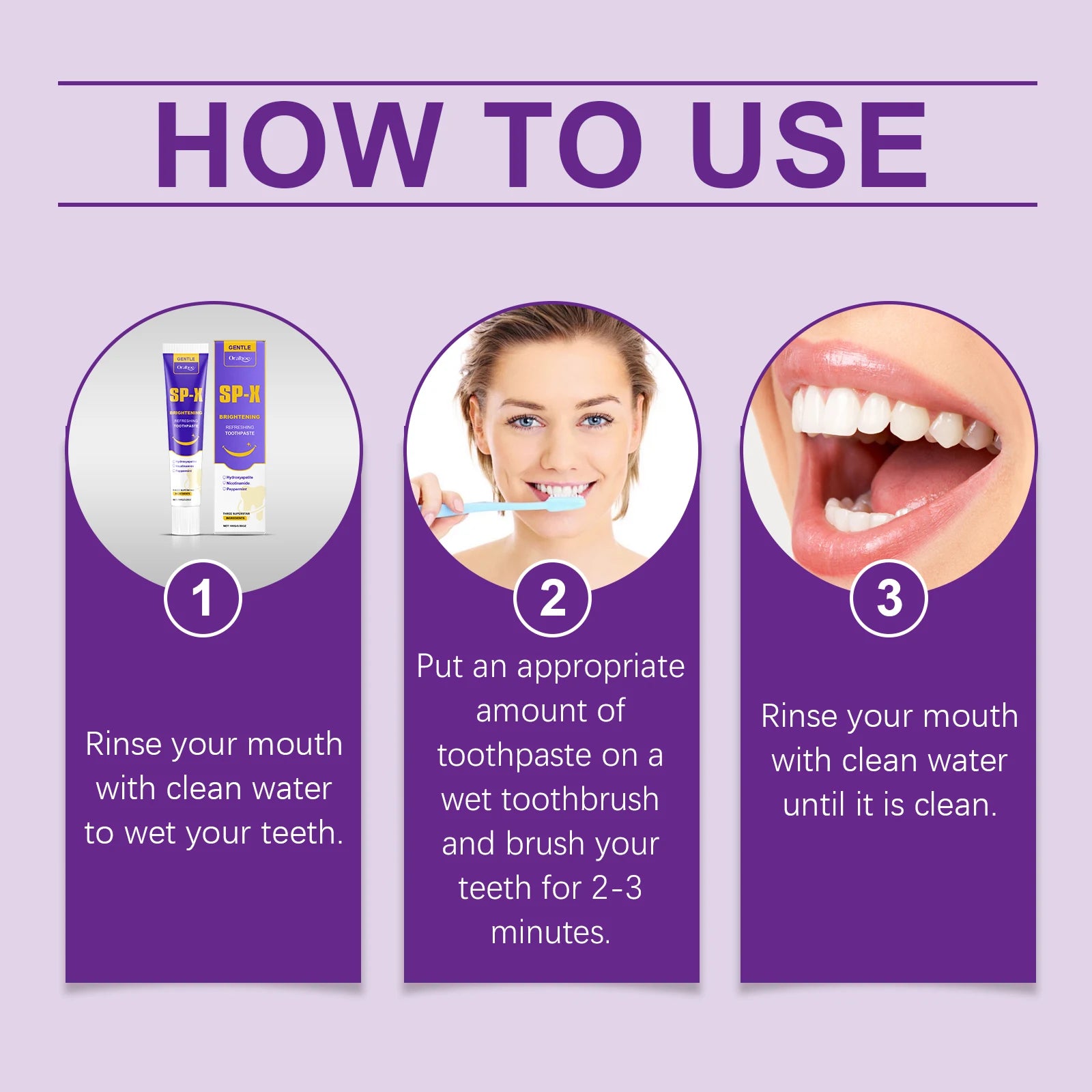 Sp X Brightening Toothpaste Teeth Whitening Stain Removal Enamel Care - 12