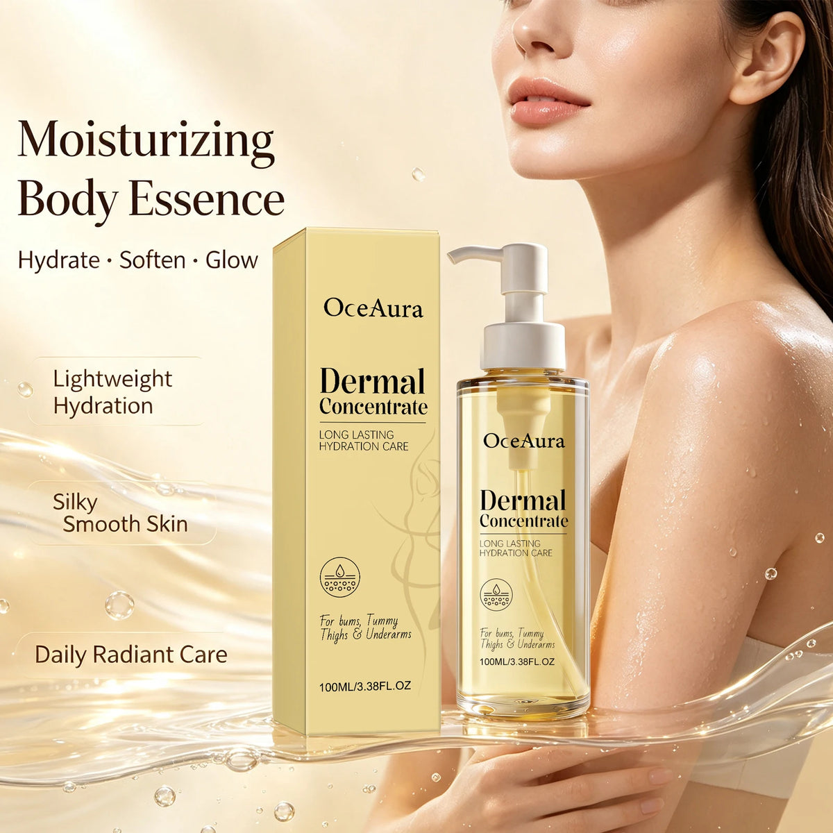 OceAura Body Care Oil Moisturizing Serum for Dry Skin