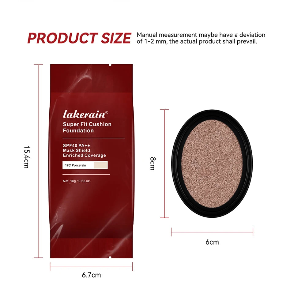 Waterproof Cushion Foundation Refill Long Lasting Korean Makeup CC Cream