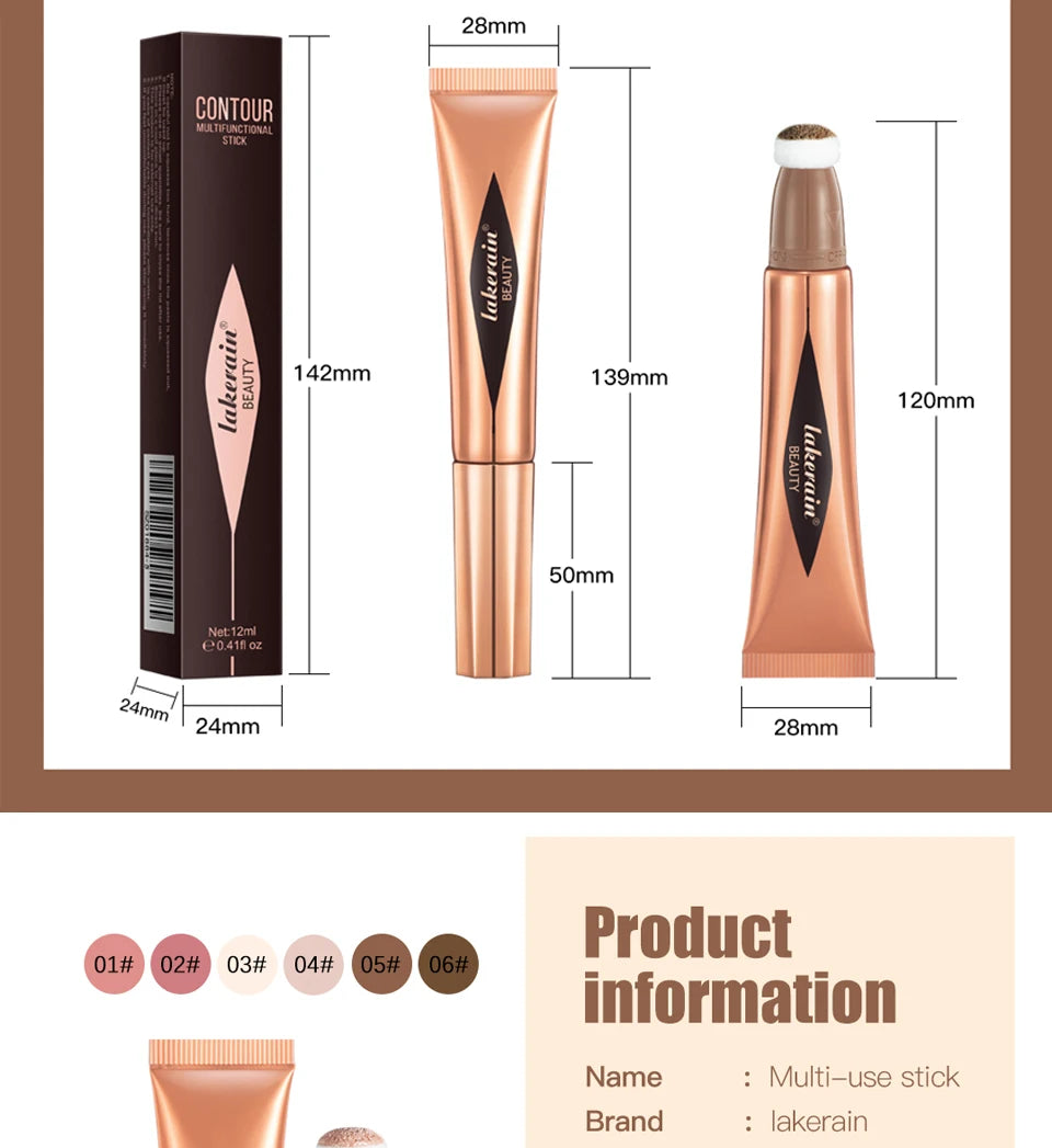Liquid Contour Wand Blusher Highlighter Makeup Stick - 20