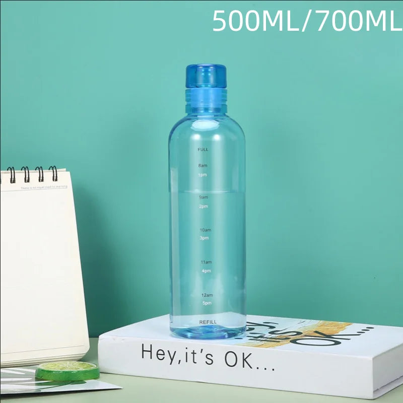 Large Capacity Transparent Water Bottle Portable Sports Travel Cup - 18