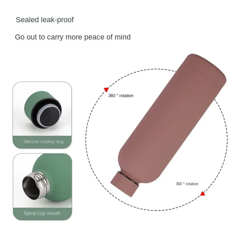 Stainless Steel Vacuum Insulated Water Bottle Leak Proof Travel Thermos - 8