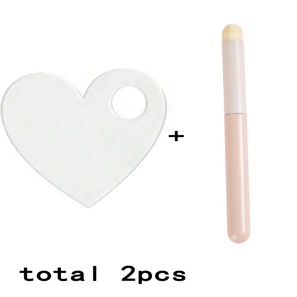 Acrylic Makeup Mixing Palette and Spatula Set for Foundation and Art