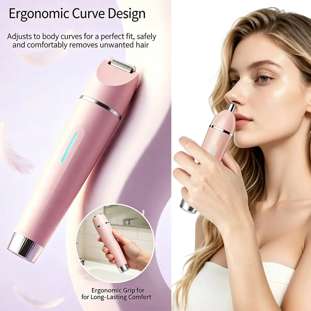 3 in 1 Electric Lady Shaver Waterproof Bikini Trimmer and Epilator - 6