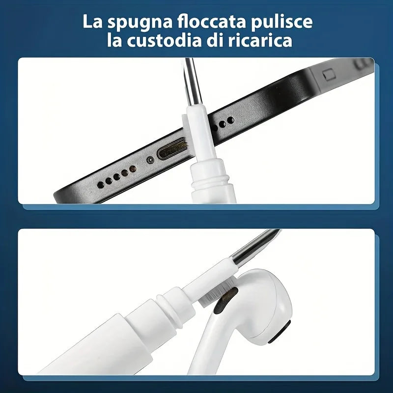 Bluetooth Earbuds Cleaning Pen Multipurpose Earphone Case Dust Brush