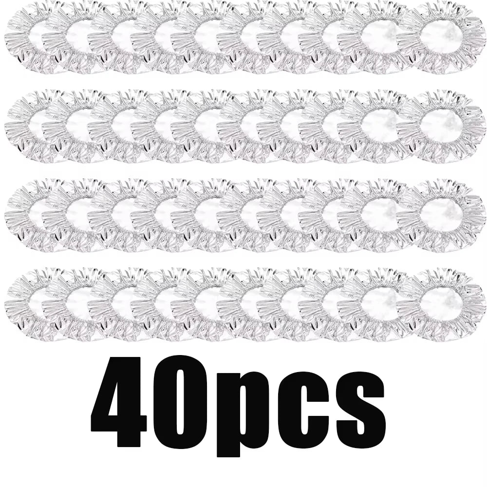 Reusable Aluminum Foil Food Covers Thermal Insulated Bowl Lid Set