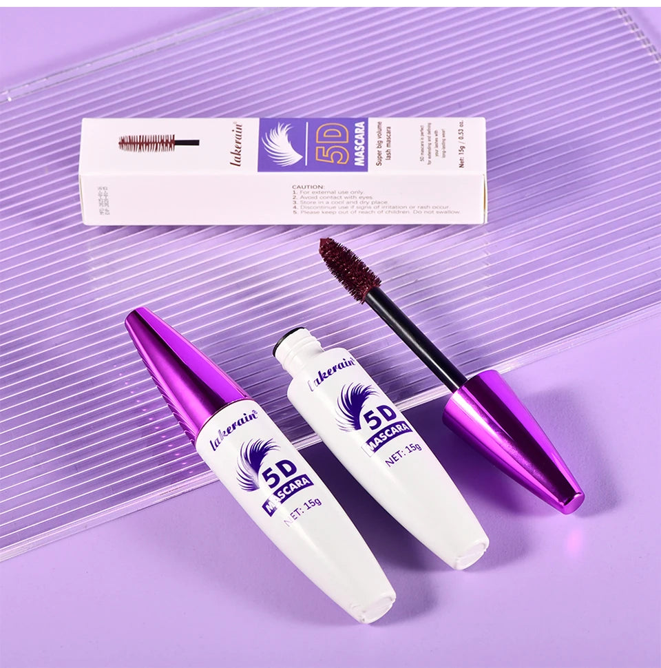5D Waterproof Lengthening Mascara Voluminous Curling Eyelashes