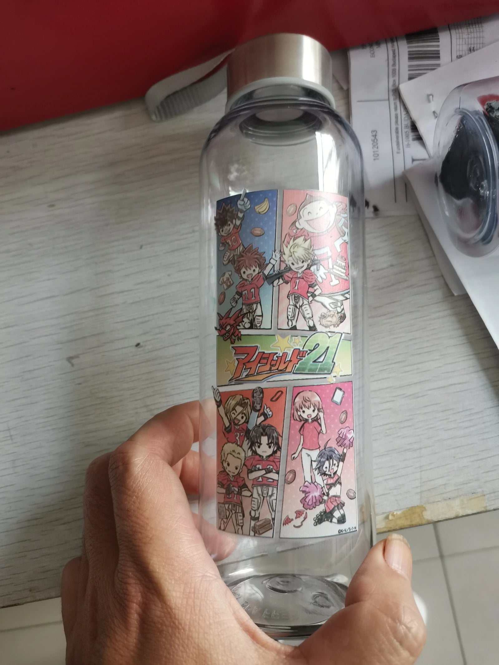 Personalized Sports Water Bottle 550ML Custom Logo Reusable Drink Cup