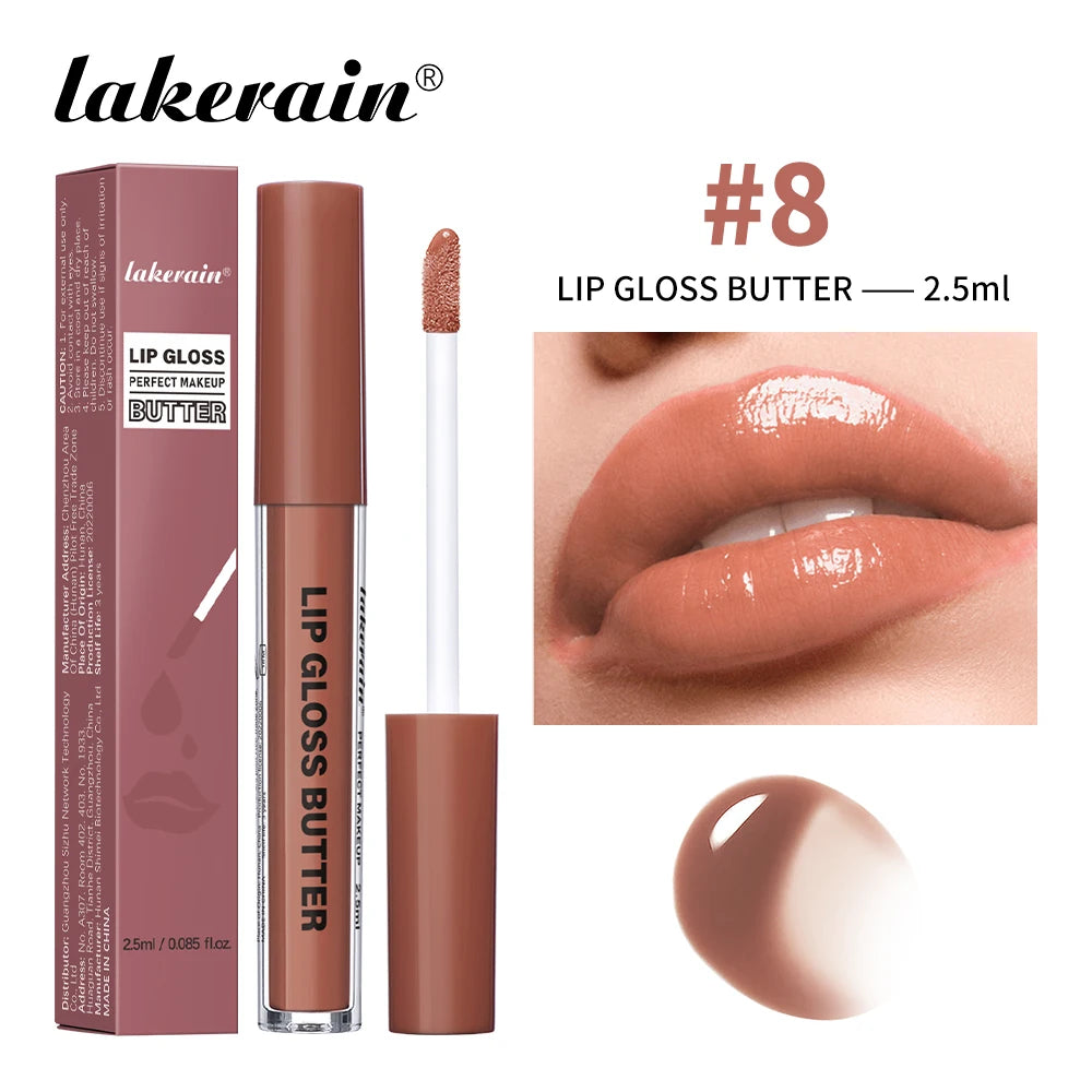 Lakerain Moisturizing Mirror Lip Gloss Butter Liquid Lip Makeup - 20
