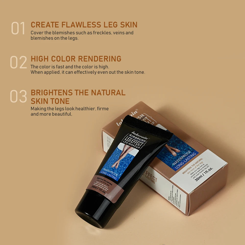 Leg Makeup Waterproof Foundation Moisturizing Blemish Cover Lotion - 2