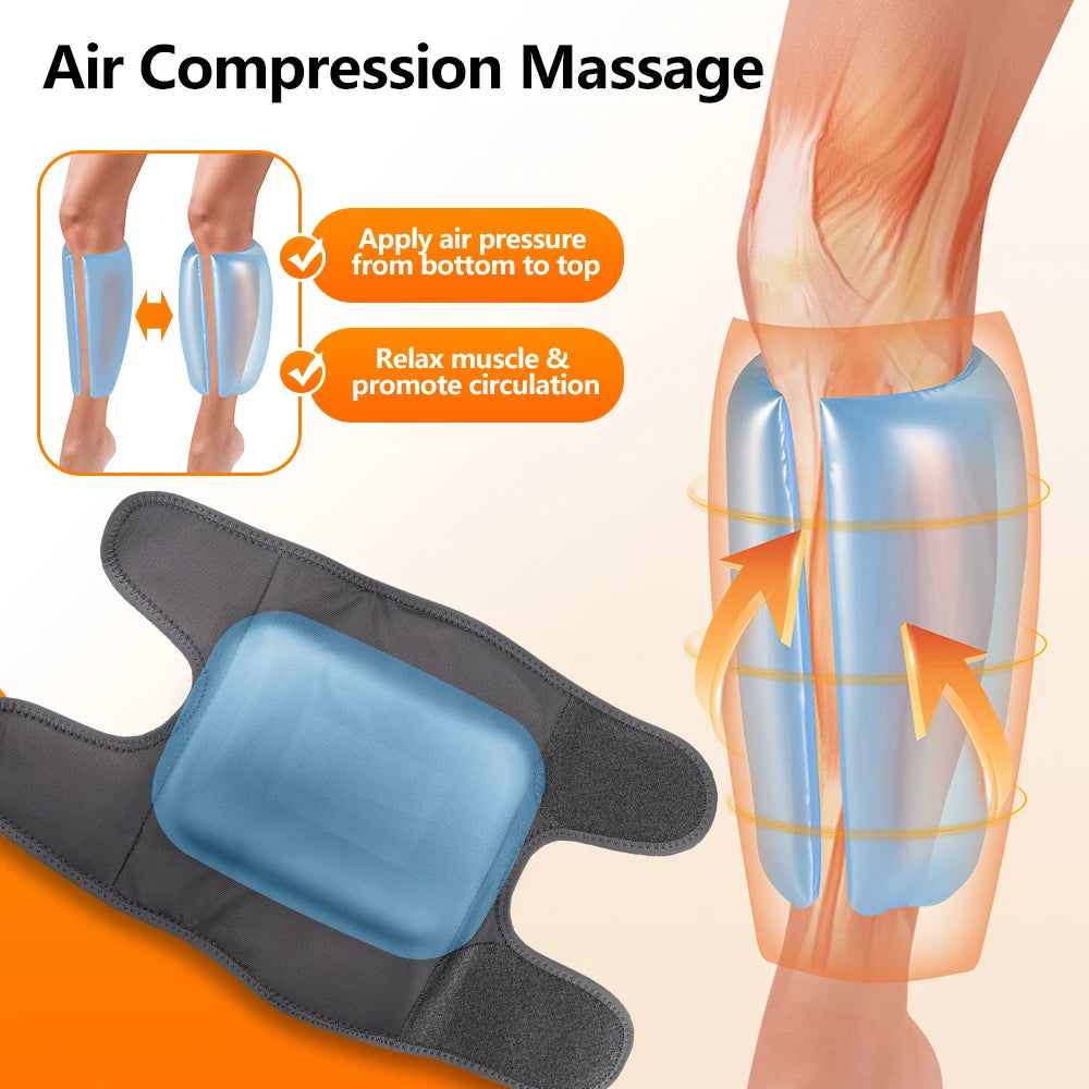 Cordless Leg Massager with Heat and Air Compression Calf Massager - 3