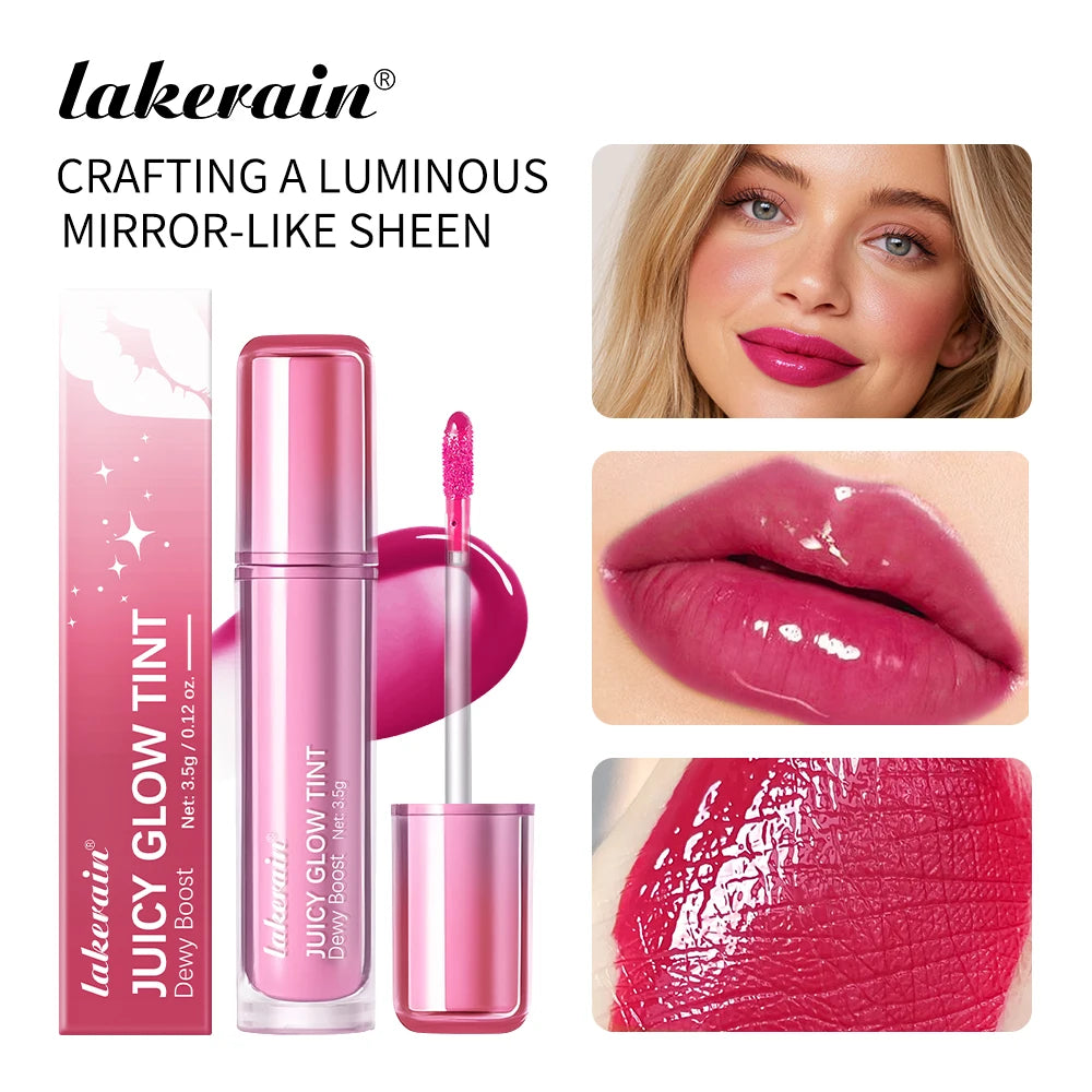 Lakerain Mirror Lip Glow Tint Juicy Gloss Lip Stain