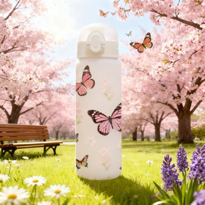 780ml Butterfly Sports Water Bottle Leak Proof Gym Jug BPA Free - 10
