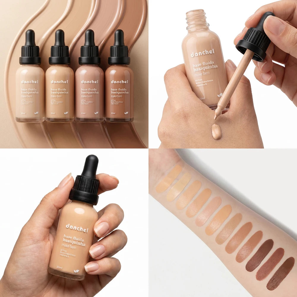 Danchel Lightweight Liquid Foundation Matte Soft Makeup - 20