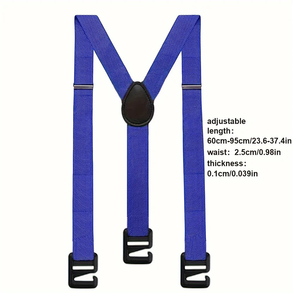 Unisex Adjustable Suspender Straps Heavy Duty Elastic Belt for Hiking - 6