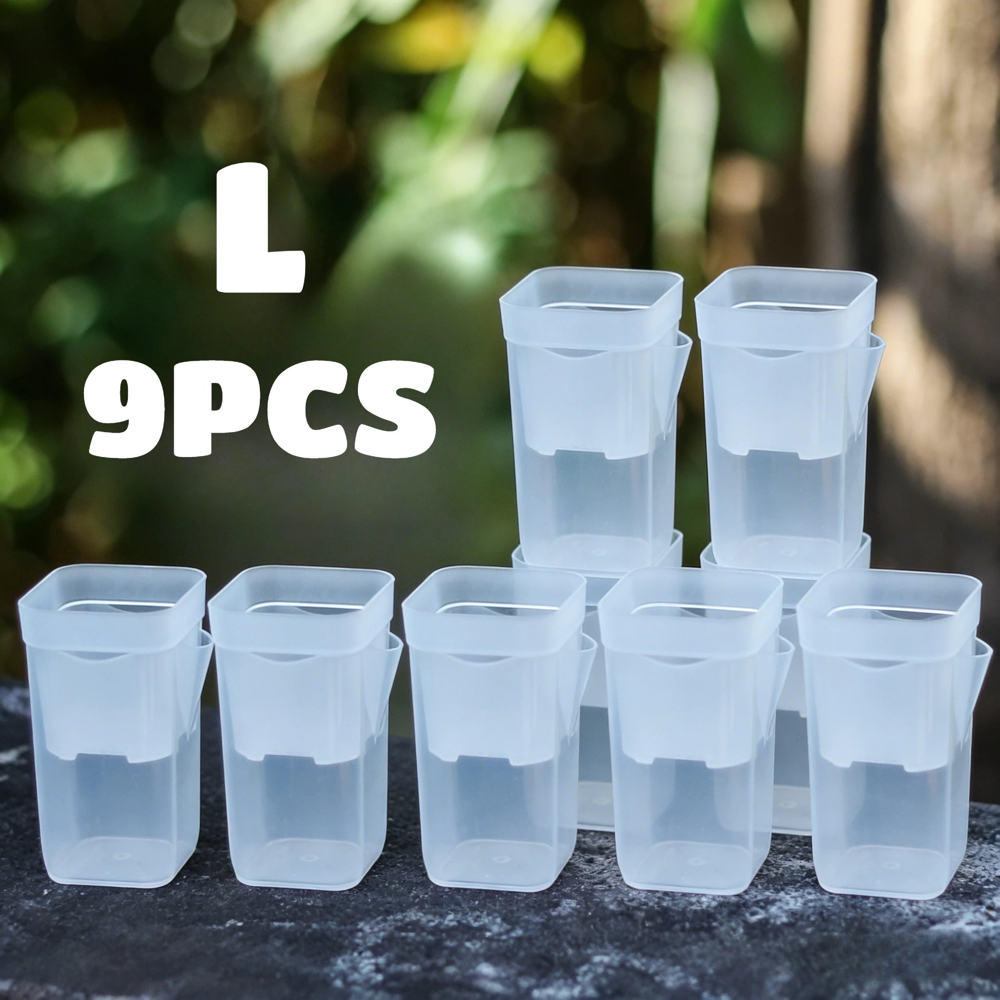 15pcs Self Watering Plant Pots Translucent Seedling Planters for Cuttings - 21