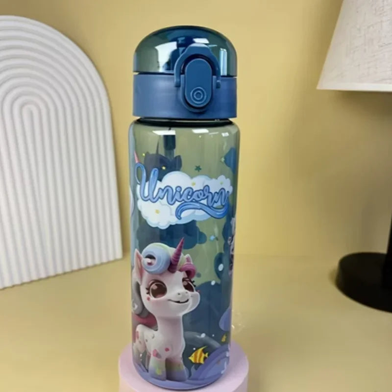 Fantia 700ml Unicorn Water Bottle BPA Free Leak Proof Sports Space Cup - 16