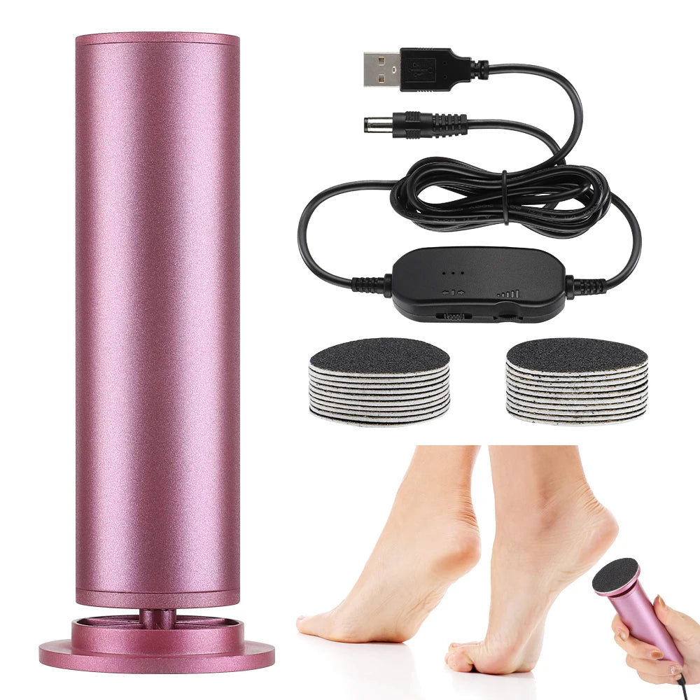 Electric Callus Remover USB Foot File Pedicure Tool - 16